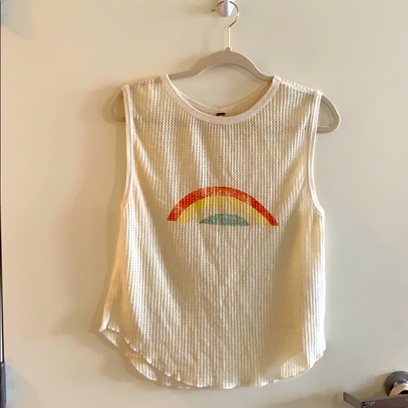 Free People Tops - Free People Waffle Tank